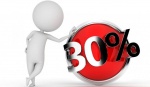 30% rabatu